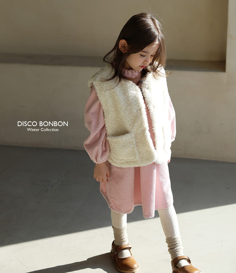 Disco Bonbon - Korean Children Fashion - #kidsstore - Bichon Vest - 4