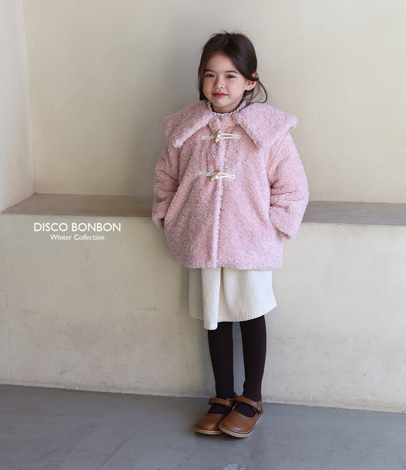 Disco Bonbon - Korean Children Fashion - #kidzfashiontrend - Sailor Fleece Coat - 3