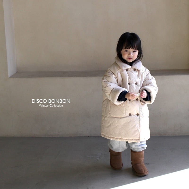 Disco Bonbon - Korean Children Fashion - #littlefashionista - Bonbon Long Padding Jumper - 2