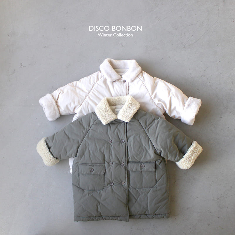 Disco Bonbon - Korean Children Fashion - #magicofchildhood - Butter Long Jacket Khaki