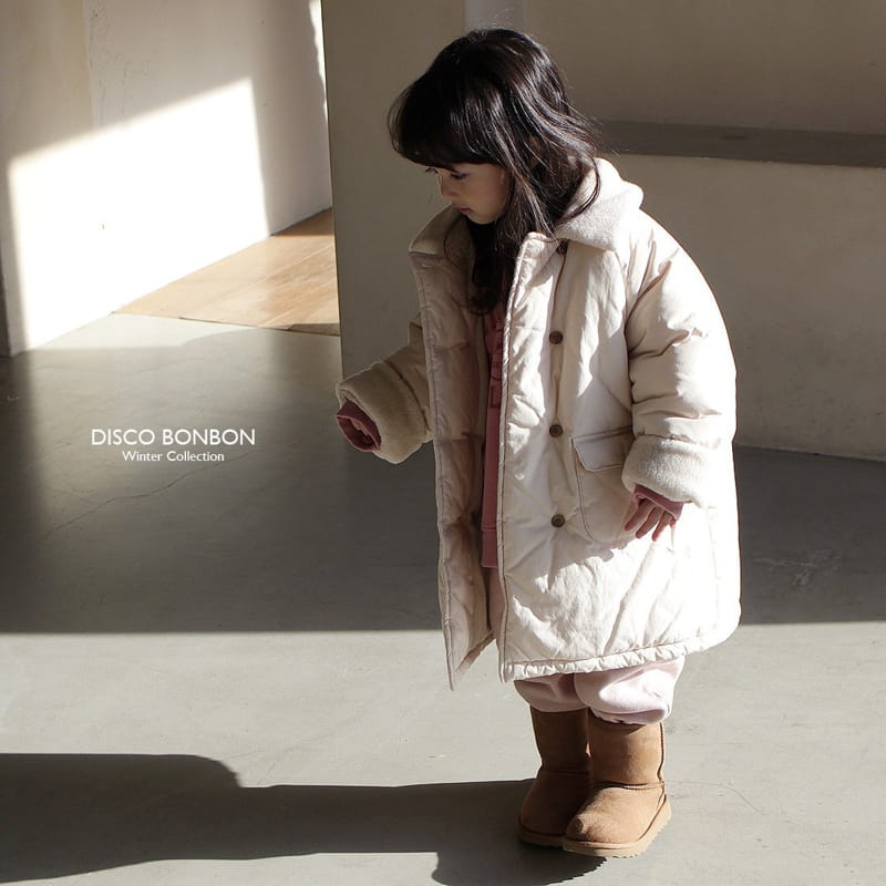 Disco Bonbon - Korean Children Fashion - #magicofchildhood - Bonbon Long Padding Jumper - 3