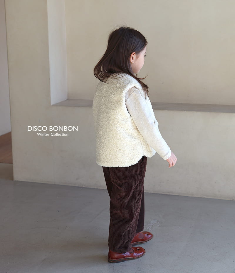 Disco Bonbon - Korean Children Fashion - #minifashionista - Warm Rib Pants - 10