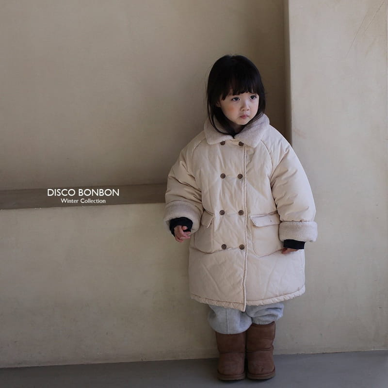 Disco Bonbon - Korean Children Fashion - #magicofchildhood - Bonbon Long Padding Jumper - 4