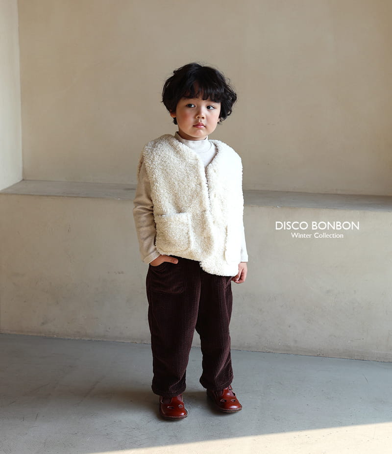 Disco Bonbon - Korean Children Fashion - #prettylittlegirls - Warm Rib Pants - 11