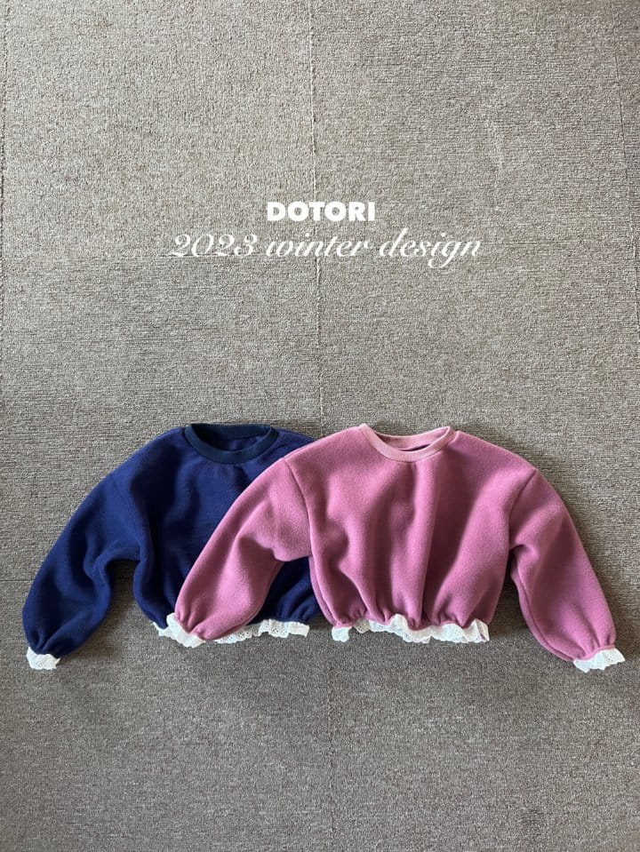 Dotori - Korean Children Fashion - #Kfashion4kids - Lovely Fleece Sweatshirt