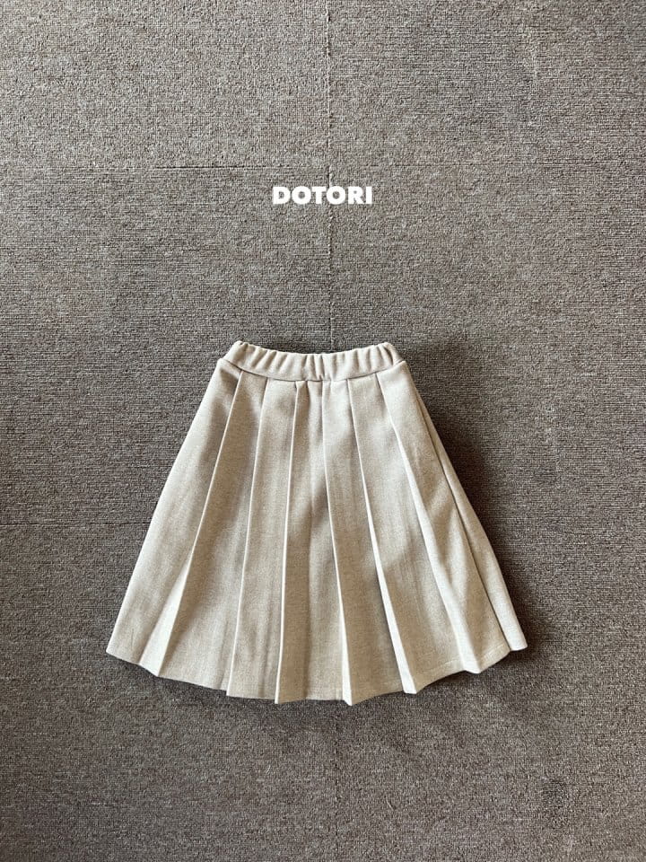 Dotori - Korean Children Fashion - #Kfashion4kids - Wrinkle Belt Long Skirt - 2