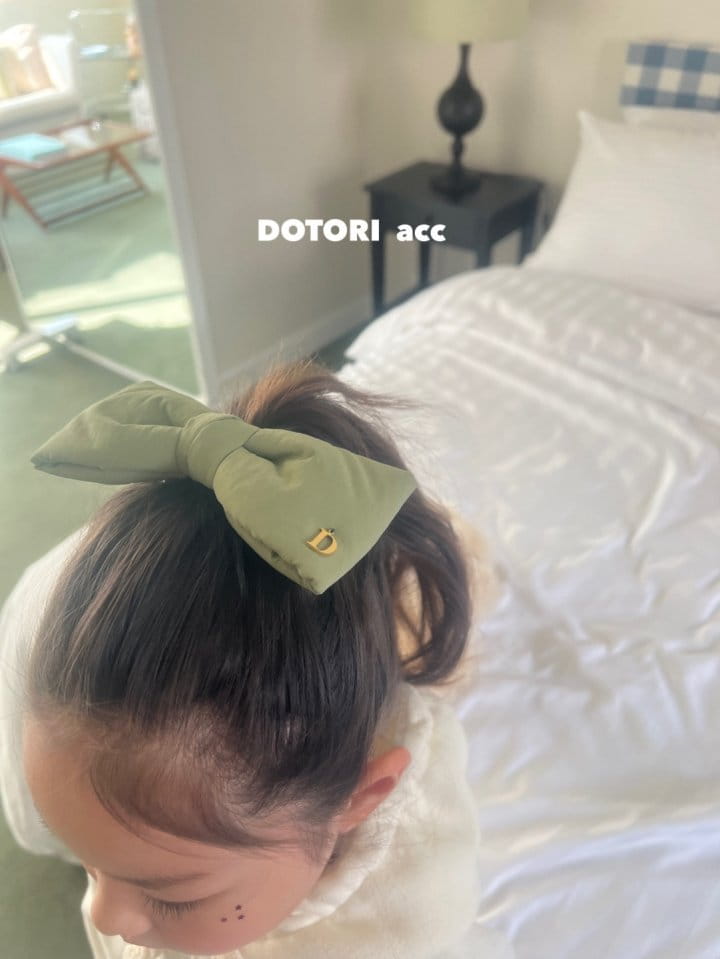 Dotori - Korean Children Fashion - #Kfashion4kids - Padding Big Ribbon Hairpin - 9