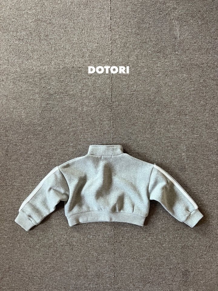 Dotori - Korean Children Fashion - #childofig - Tape Half Zip-up Sweatshirt - 4