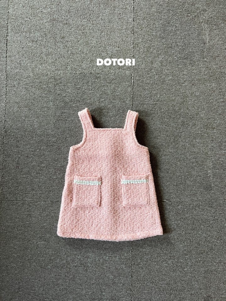 Dotori - Korean Children Fashion - #childofig - Twid One-piece - 2