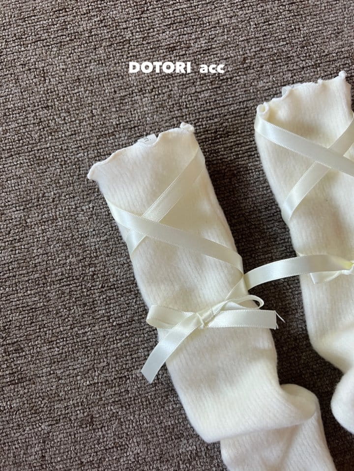 Dotori - Korean Children Fashion - #designkidswear - Ribbon String Knee Socks - 5