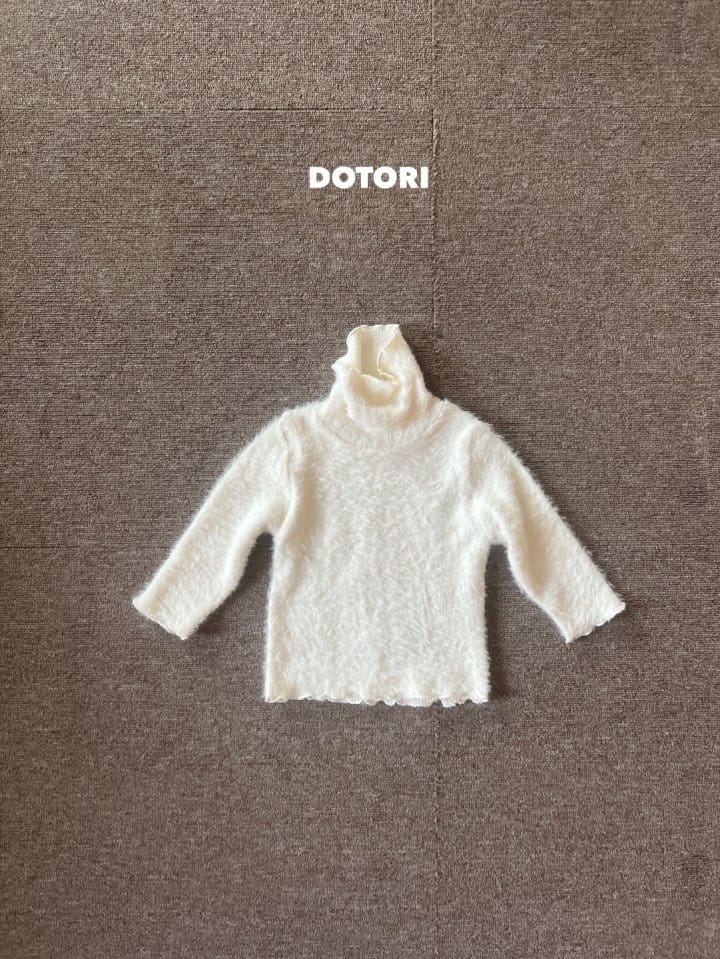 Dotori - Korean Children Fashion - #kidsstore - Angora Turtleneck Tee - 3