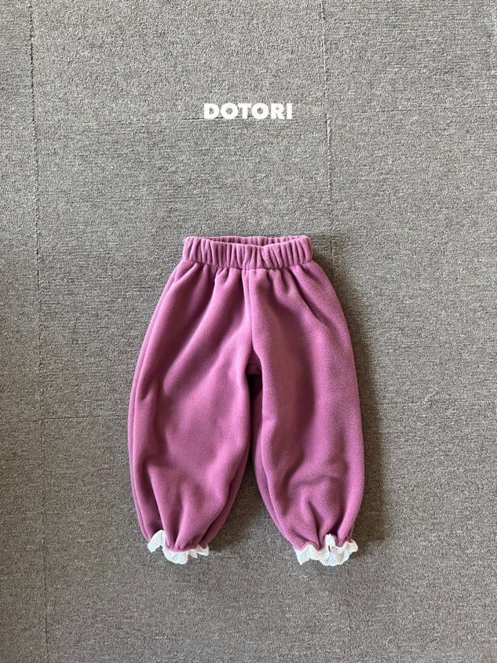 Dotori - Korean Children Fashion - #littlefashionista - Lovely Fleece Pants