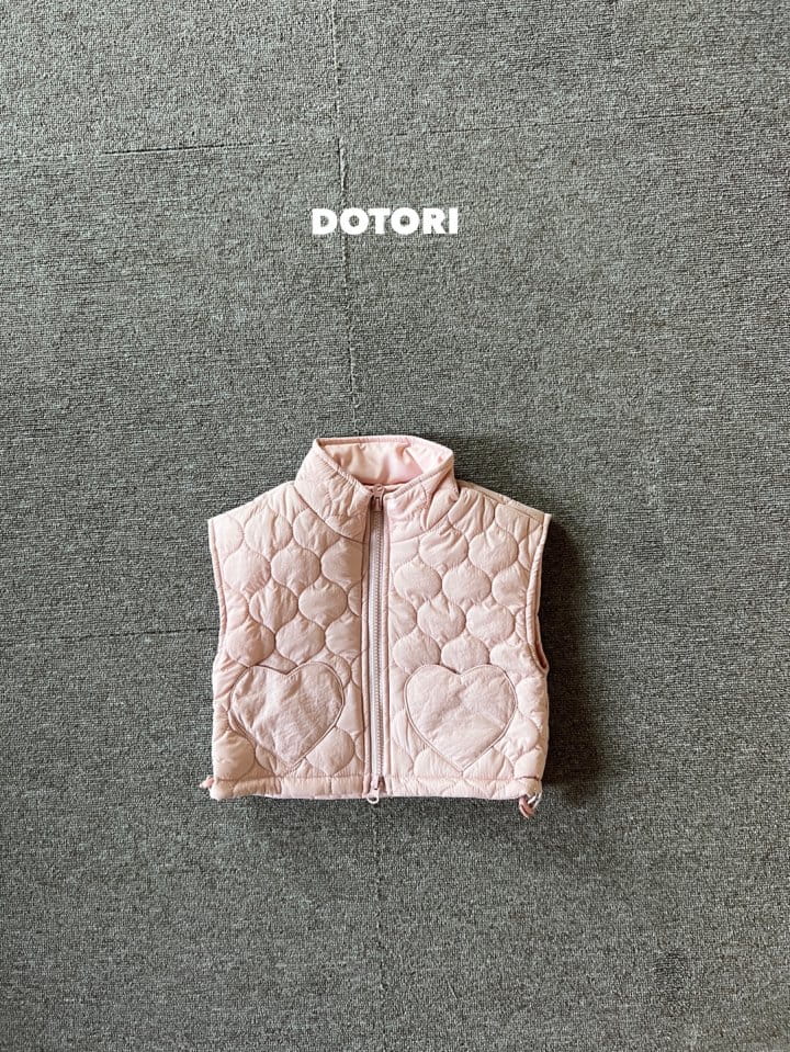 Dotori - Korean Children Fashion - #magicofchildhood - Quilting Heart Vest