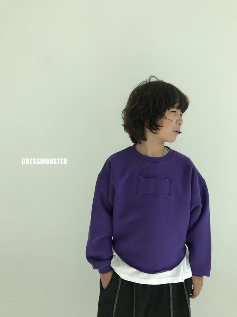Dress Monster - Korean Junior Fashion - #Kfashion4kids - Over Cut Sweatshirt - 5