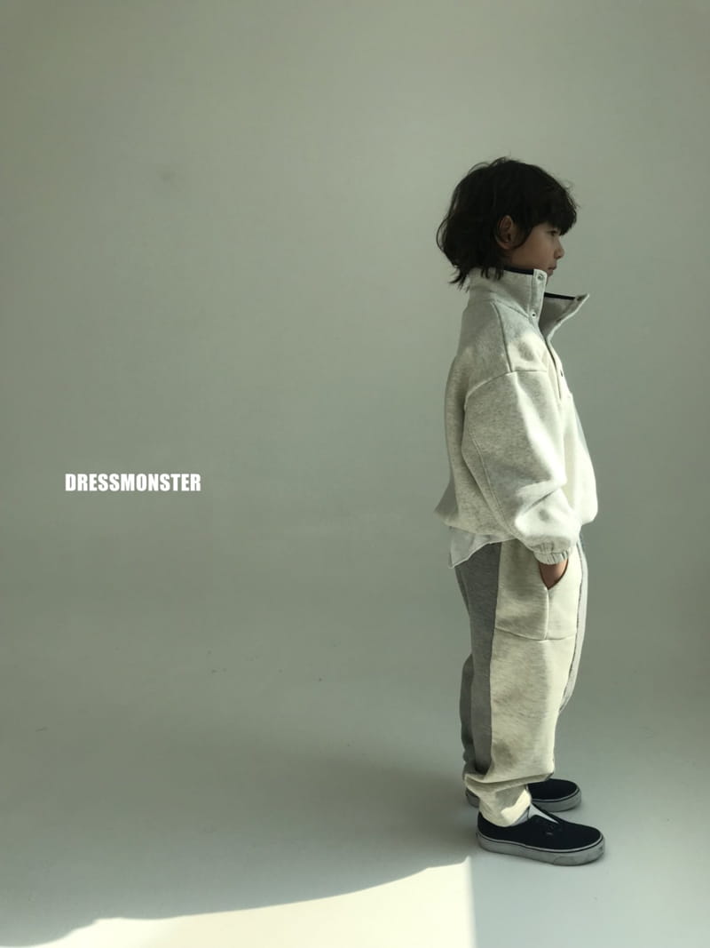 Dress Monster - Korean Junior Fashion - #childofig - Sasun Snap Sweatshirt - 3