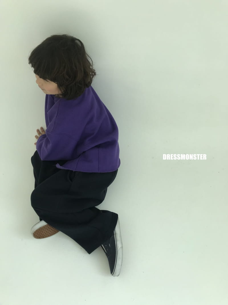 Dress Monster - Korean Junior Fashion - #childofig - Over Cut Sweatshirt - 11