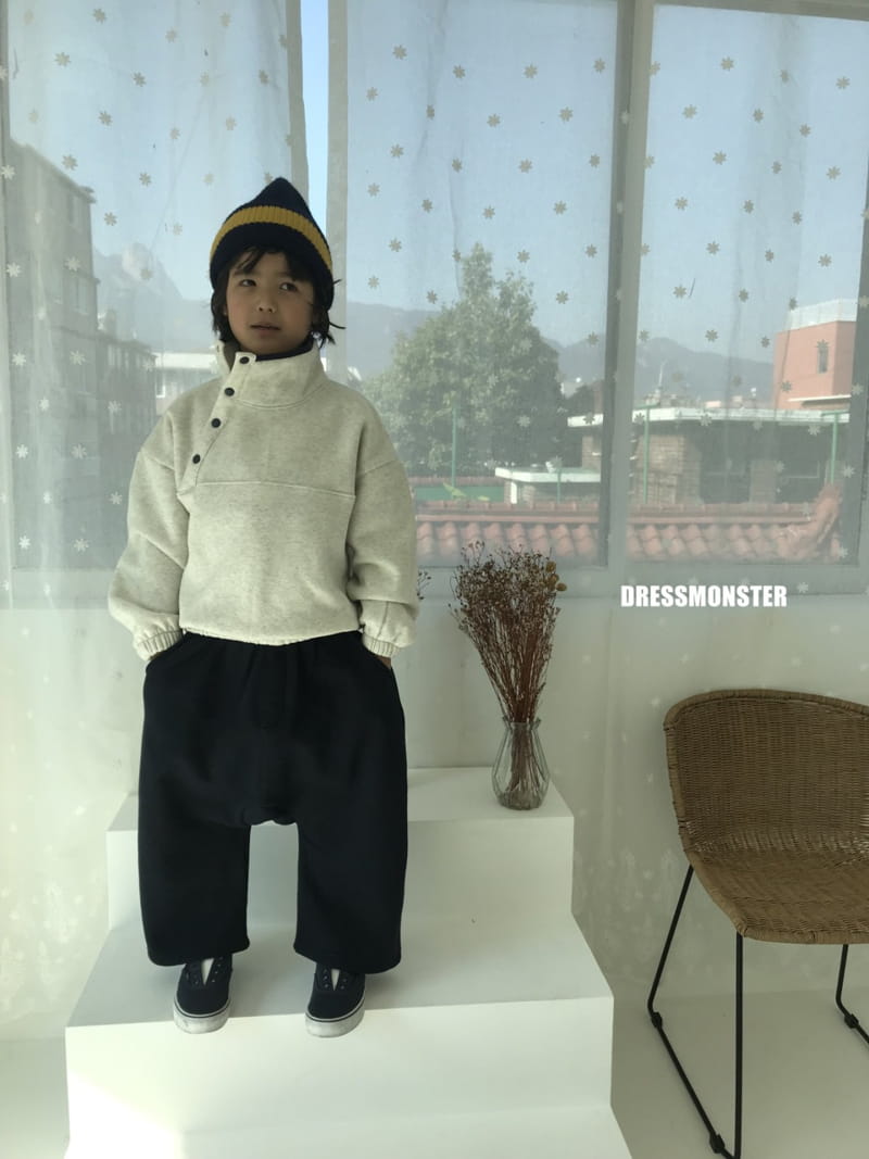 Dress Monster - Korean Junior Fashion - #designkidswear - Sasun Snap Sweatshirt - 5