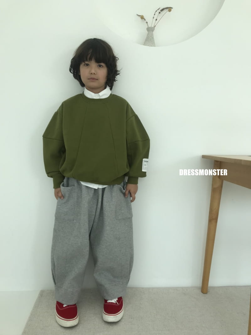 Dress Monster - Korean Junior Fashion - #fashionkids - Section Sweatshirt - 3