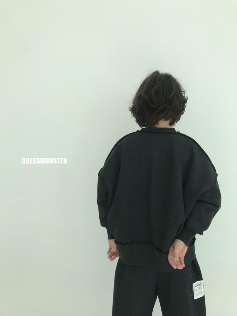 Dress Monster - Korean Junior Fashion - #fashionkids - Revers Sweatshirt - 2