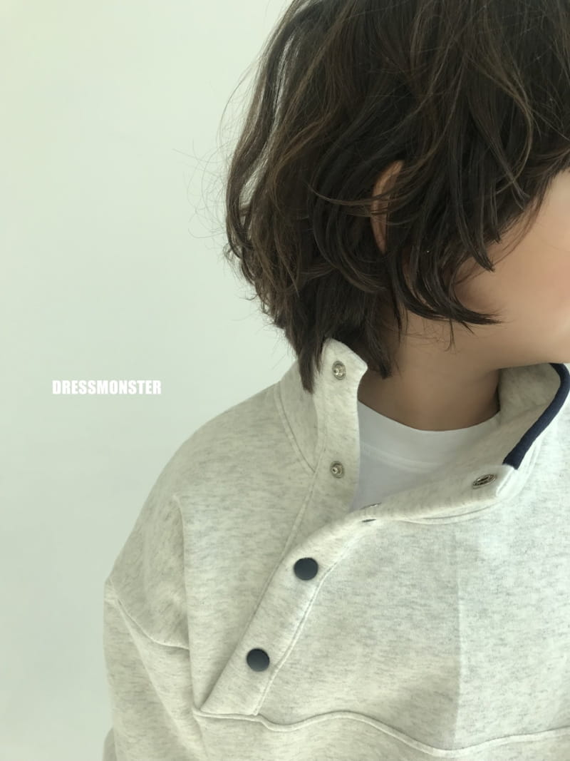 Dress Monster - Korean Junior Fashion - #kidsstore - Sasun Snap Sweatshirt - 9