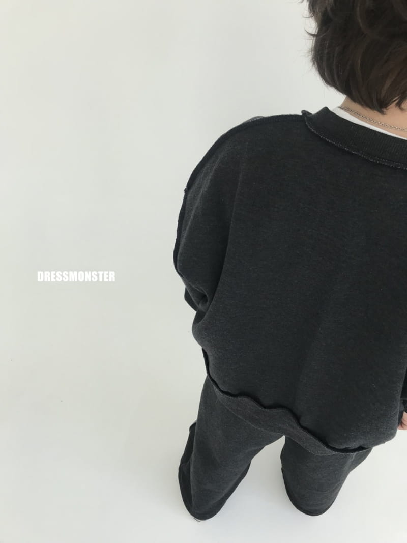 Dress Monster - Korean Junior Fashion - #kidsshorts - Revers Sweatshirt - 4