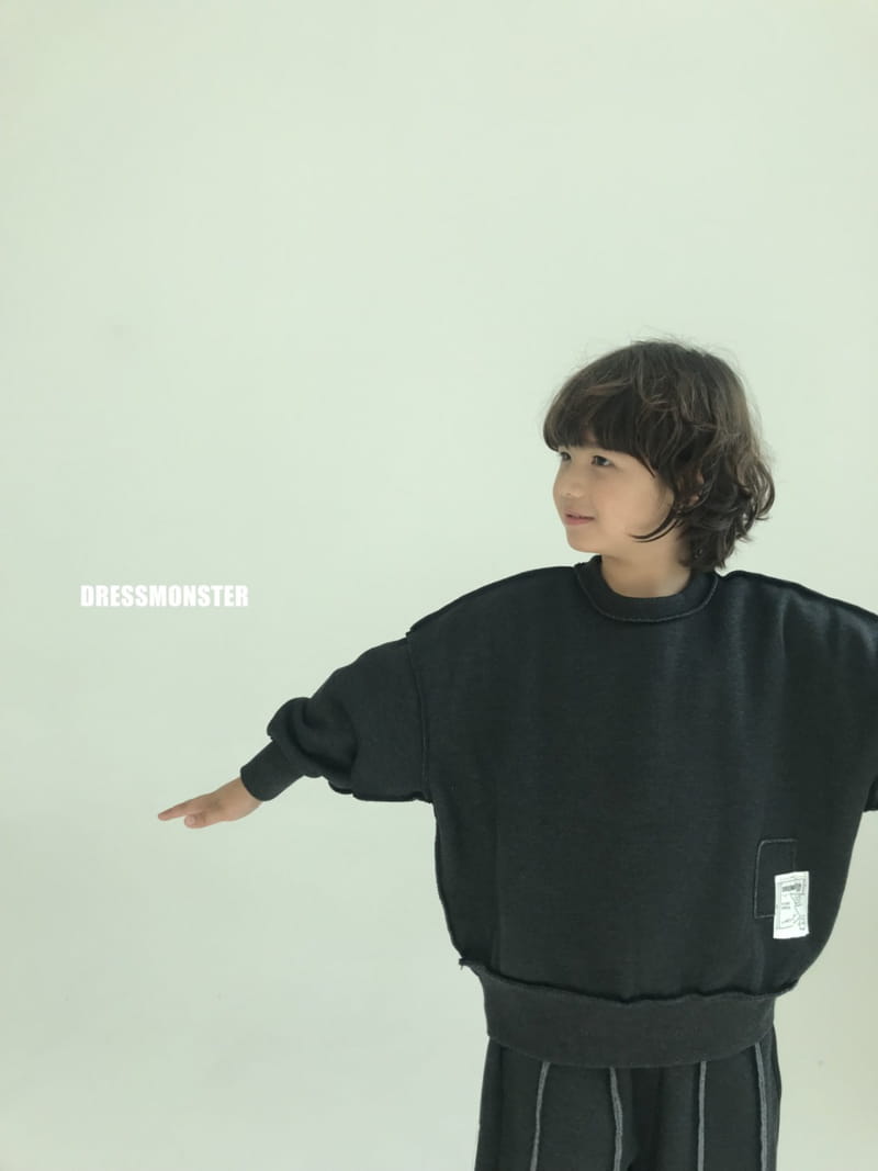 Dress Monster - Korean Junior Fashion - #littlefashionista - Revers Sweatshirt - 7