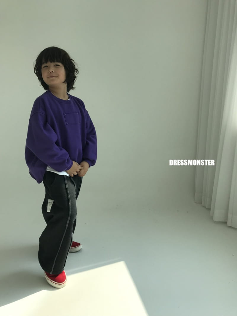 Dress Monster - Korean Junior Fashion - #prettylittlegirls - Over Cut Sweatshirt - 9