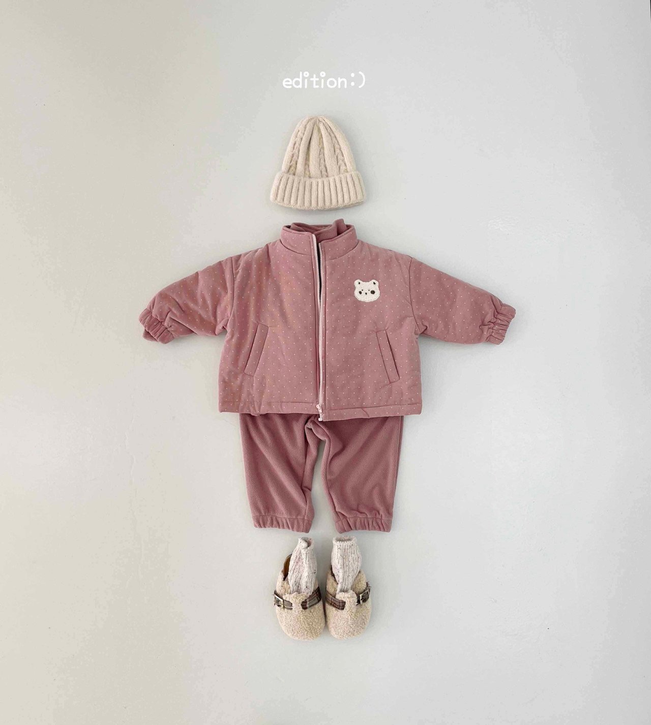 Edition - Korean Children Fashion - #kidsshorts - Rib Padding Jacket - 4
