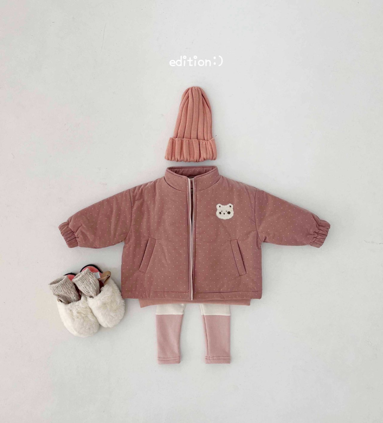 Edition - Korean Children Fashion - #kidzfashiontrend - Rib Padding Jacket - 5