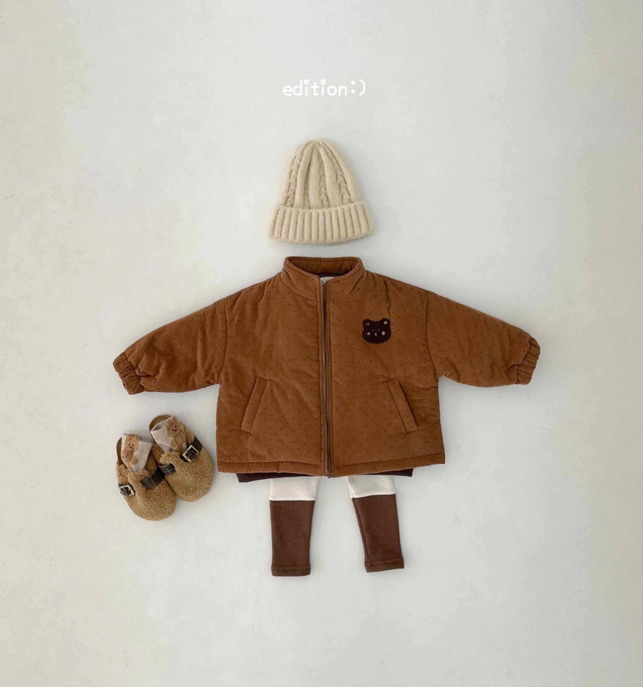 Edition - Korean Children Fashion - #todddlerfashion - Rib Padding Jacket - 11