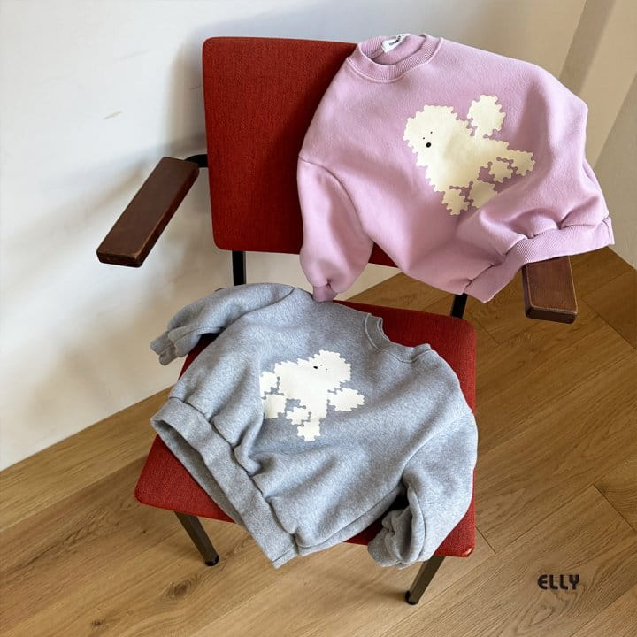 Ellymolly - Korean Children Fashion - #littlefashionista - Poodle Sweatshirt  - 5