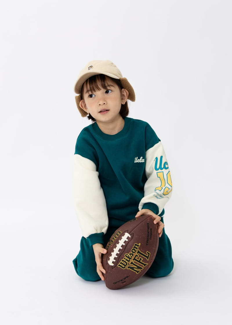 Fashion King - Korean Children Fashion - #designkidswear - UCLA Top Bottom Set - 2
