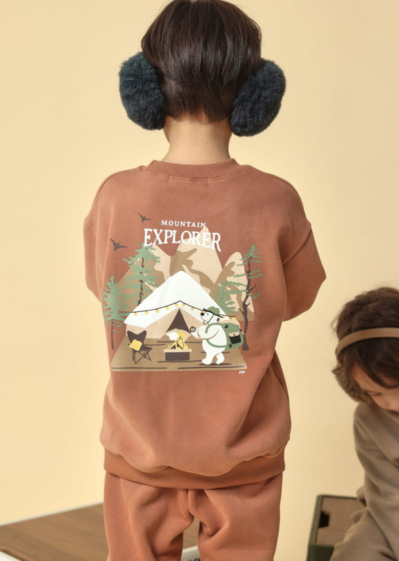 Fashion King - Korean Children Fashion - #designkidswear - Mountain Bear Top Bottom Set