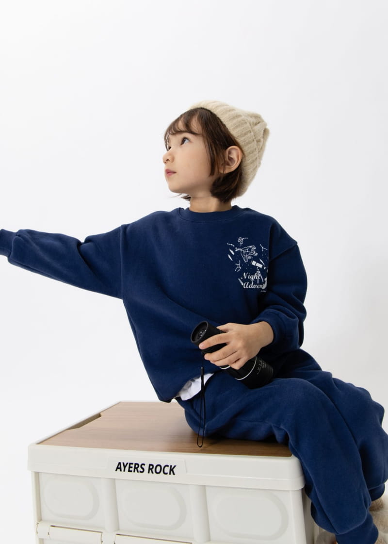 Fashion King - Korean Children Fashion - #kidzfashiontrend - Turtleneck Constellation Top Bottom Set - 8