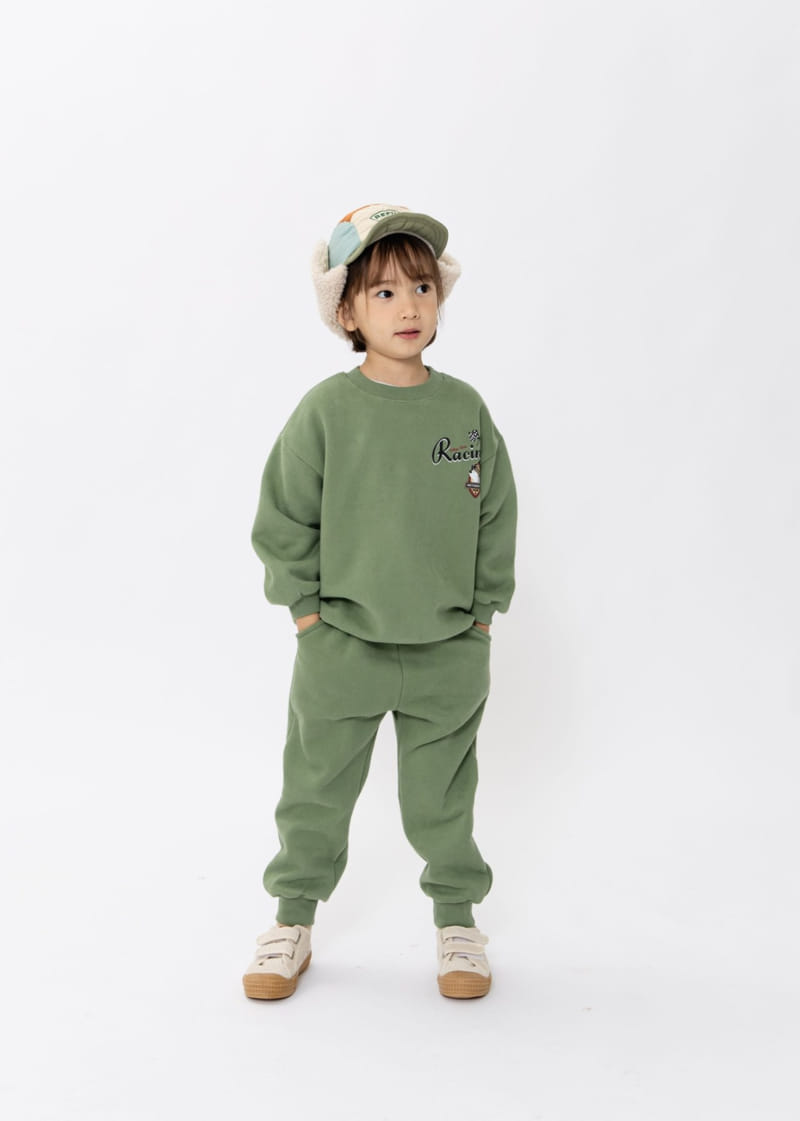 Fashion King - Korean Children Fashion - #stylishchildhood - Turtleneck Lacing Top Bottom Set - 2