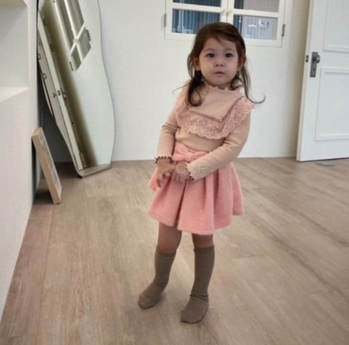 Flower J - Korean Baby Fashion - #babyclothing - Mischa Lace Tee - 3