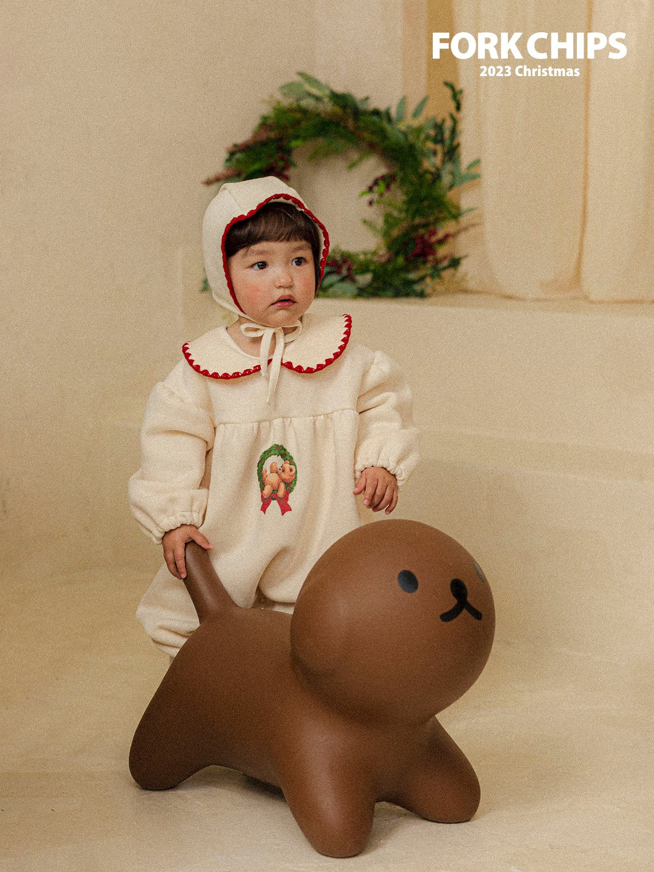 Fork Chips - Korean Baby Fashion - #babyclothing - Tree Bear Body Suit - 9