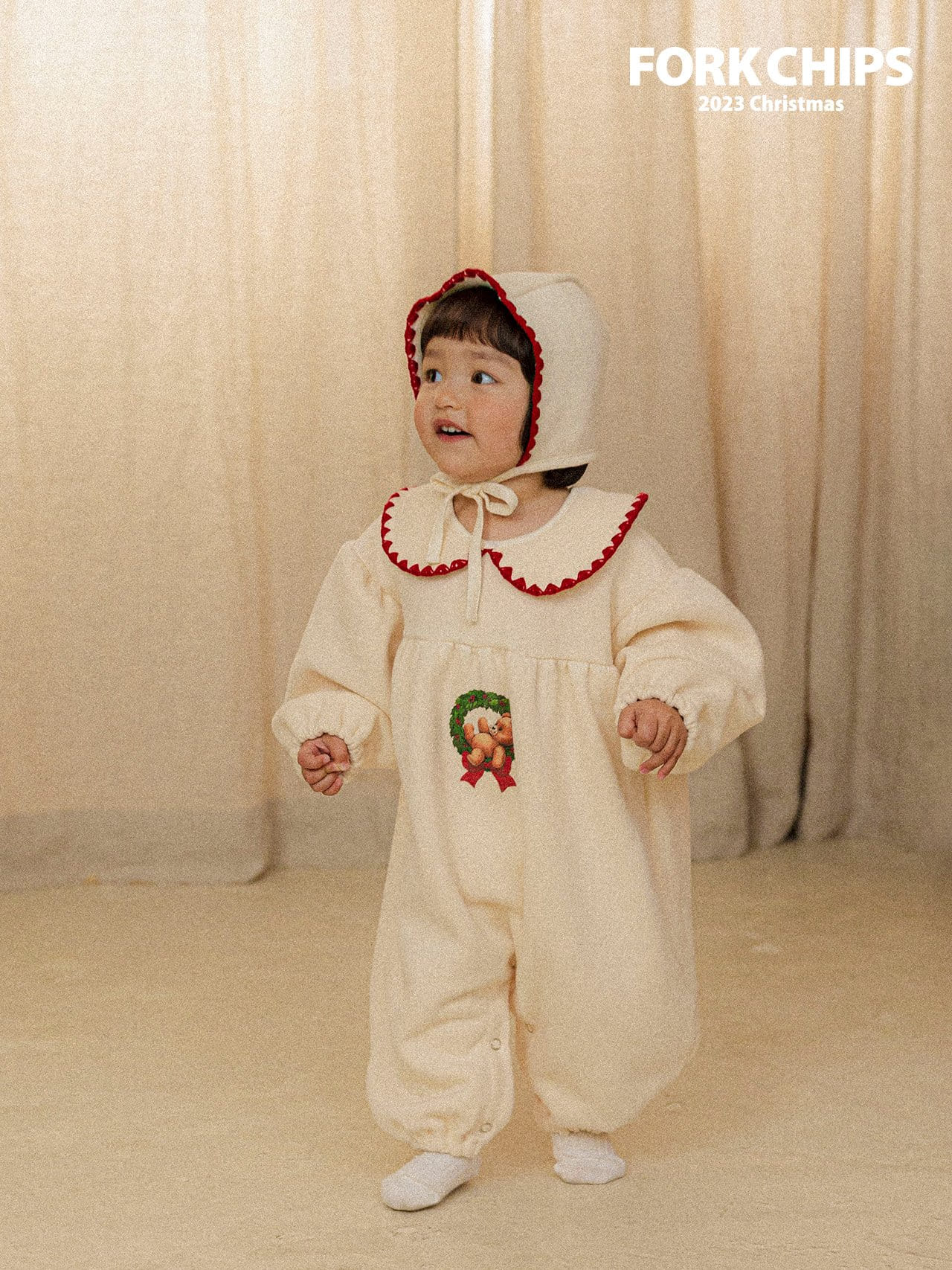 Fork Chips - Korean Baby Fashion - #babyfever - Tree Bear Body Suit - 11