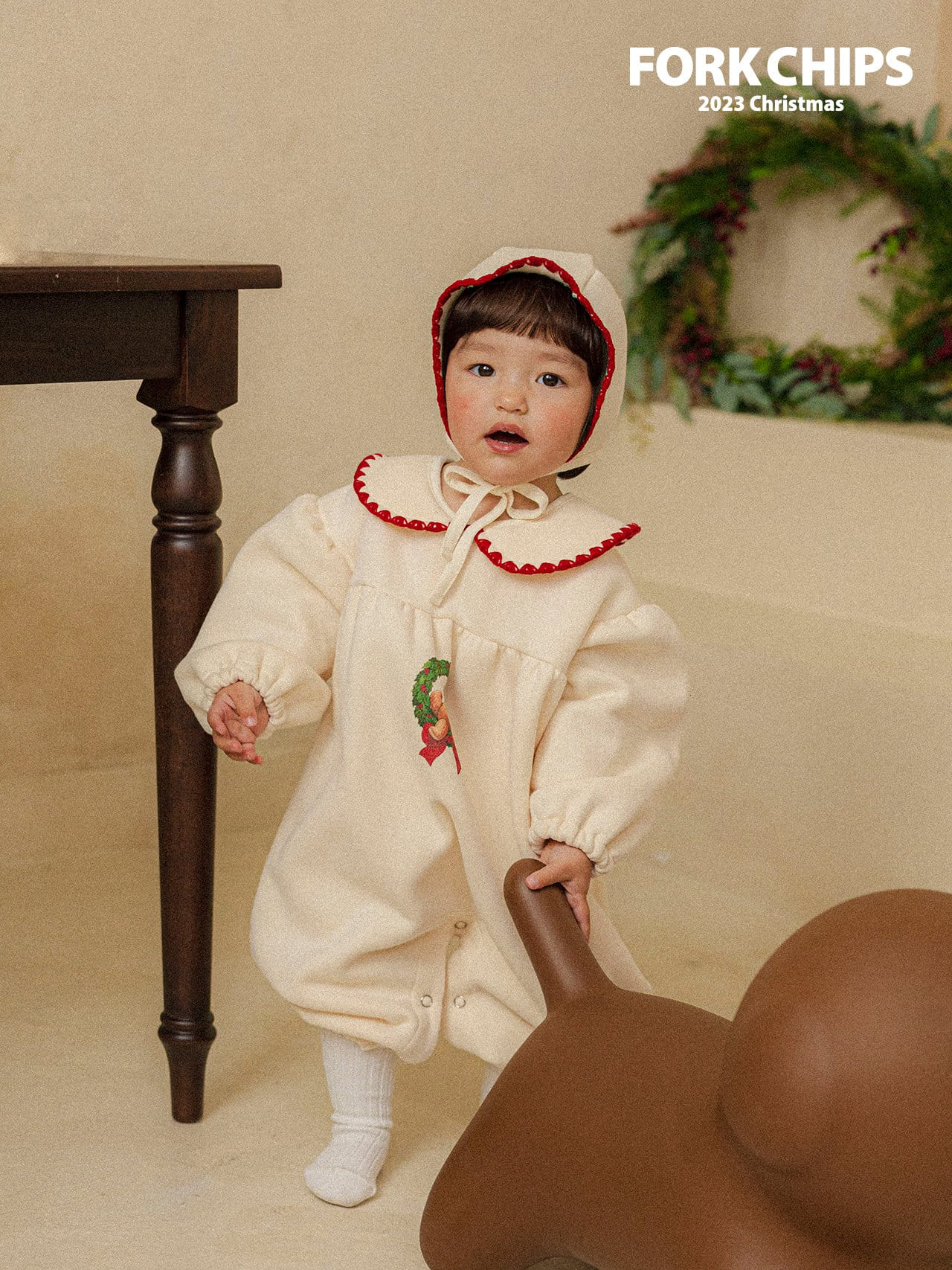 Fork Chips - Korean Baby Fashion - #babygirlfashion - Tree Bear Body Suit - 12