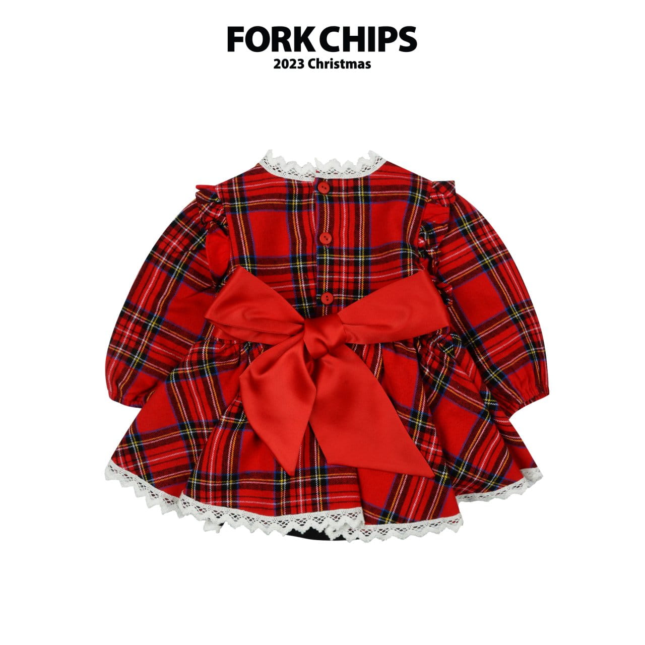 Fork Chips - Korean Baby Fashion - #babyoninstagram - Check Present Body Suit