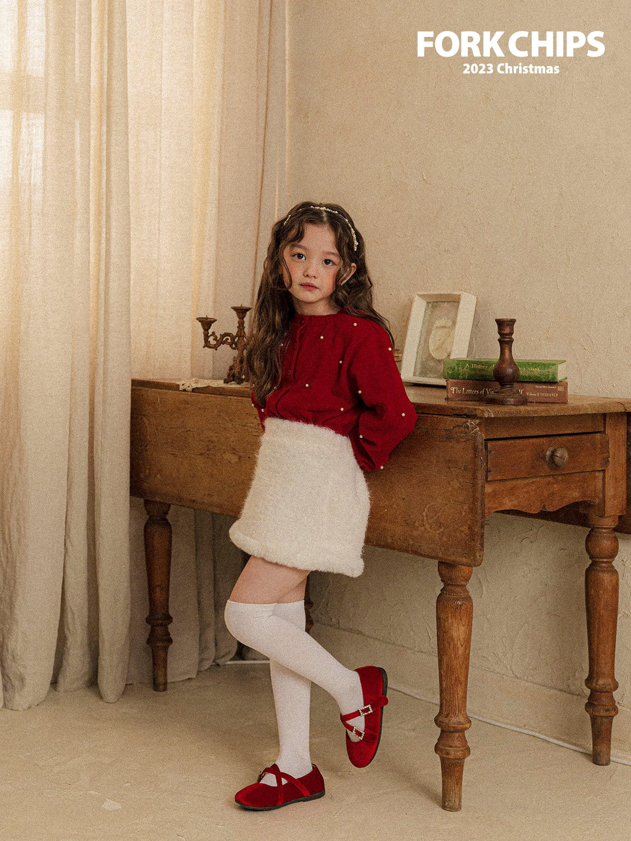 Fork Chips - Korean Children Fashion - #designkidswear - Whiteness Skirt - 8