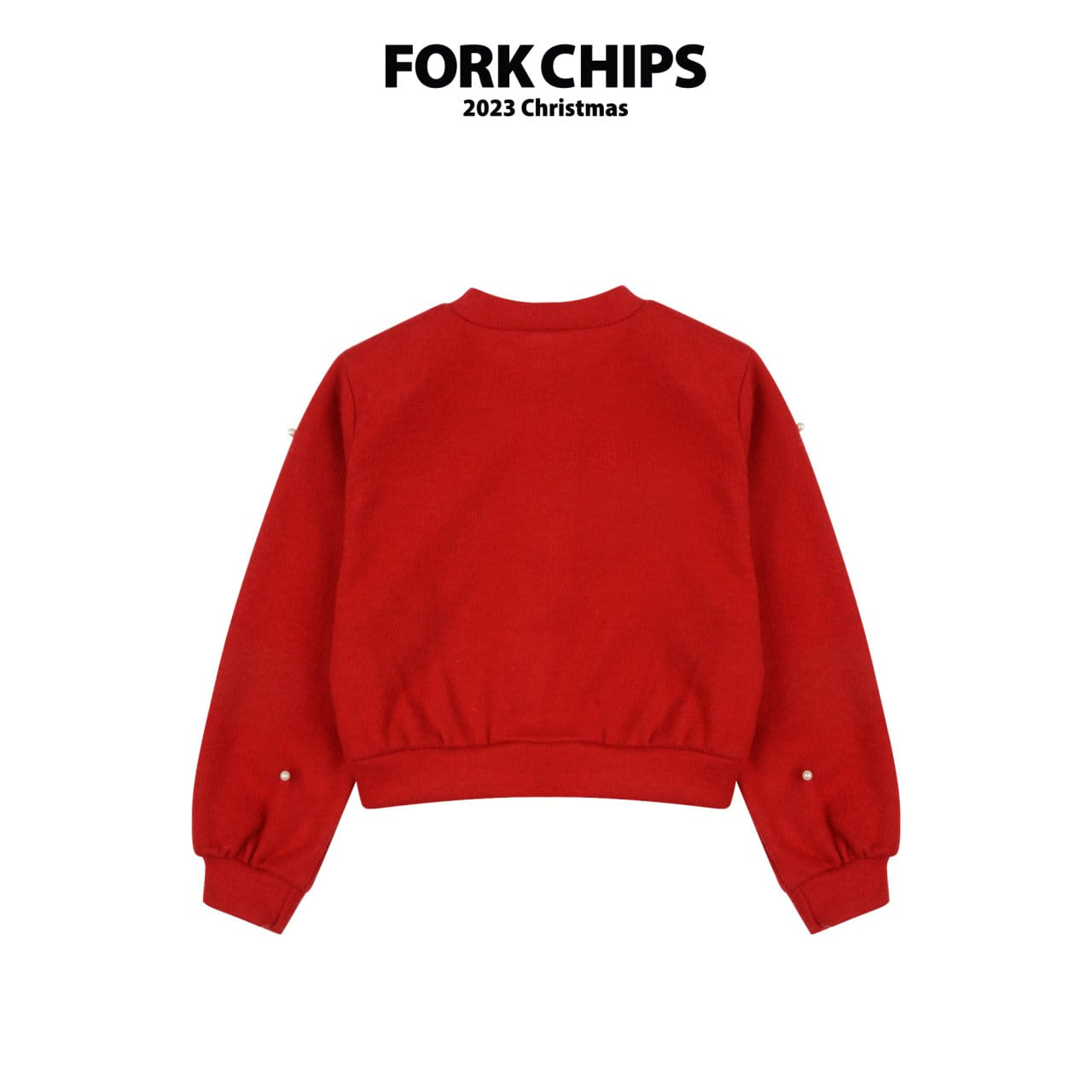 Fork Chips - Korean Children Fashion - #magicofchildhood - Holiday Cardigan