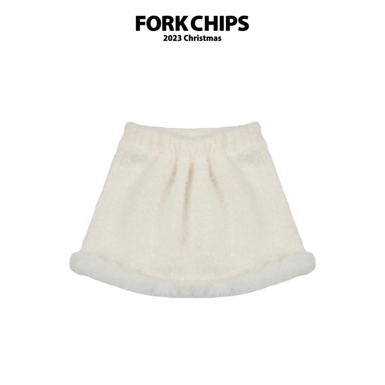 Fork Chips - Korean Children Fashion - #minifashionista - Whiteness Skirt