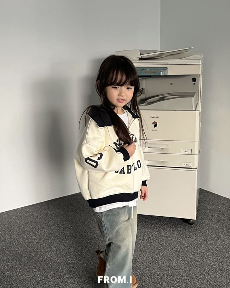From I - Korean Children Fashion - #littlefashionista - Half Zip-up Sweatshirt