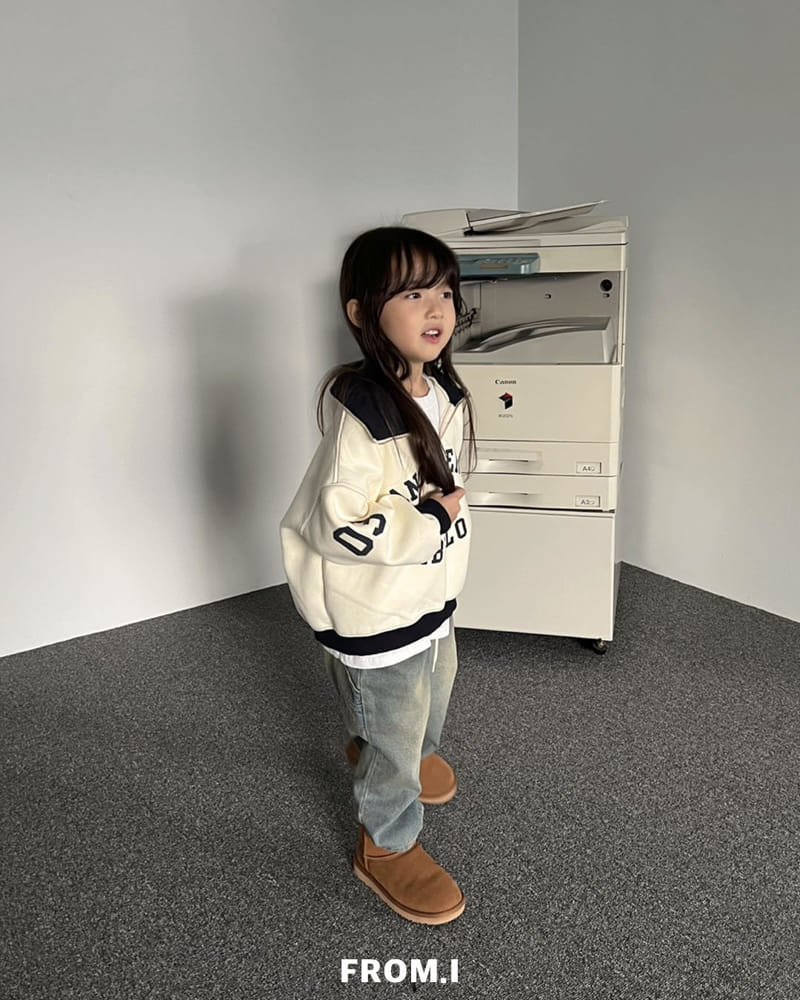 From I - Korean Children Fashion - #minifashionista - Half Zip-up Sweatshirt - 3
