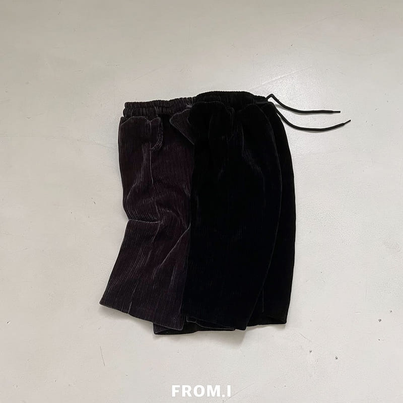 From I - Korean Children Fashion - #todddlerfashion - Velvet Pants