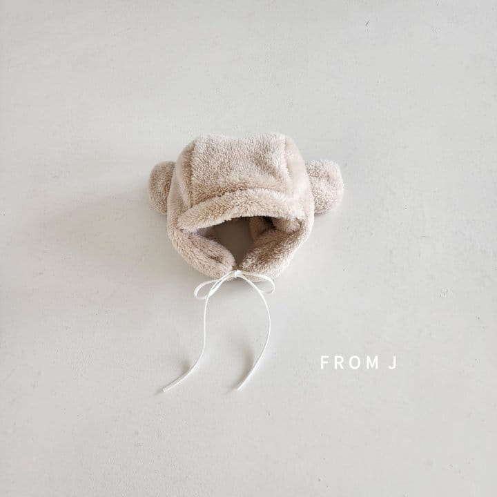 From J - Korean Baby Fashion - #babyfever - Ears Fluffy Hat - 2