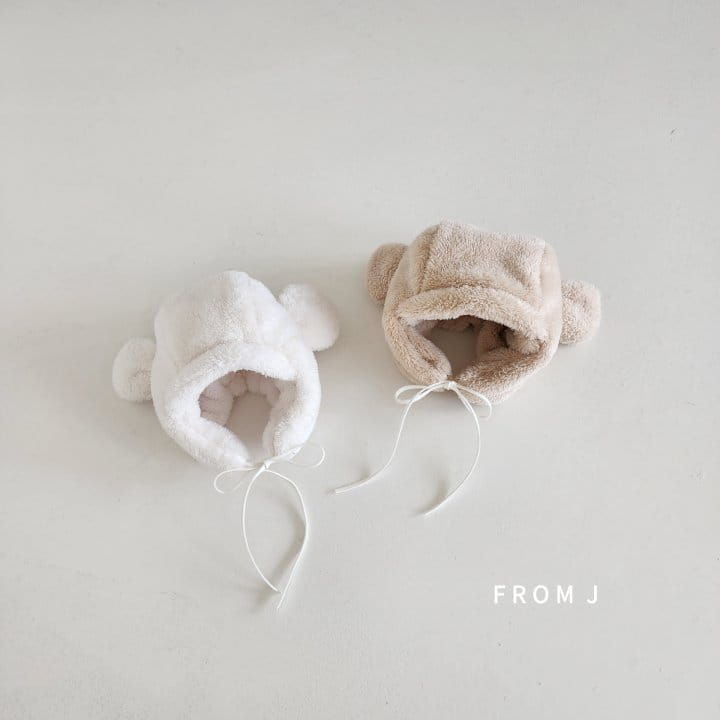 From J - Korean Baby Fashion - #babygirlfashion - Ears Fluffy Hat - 4