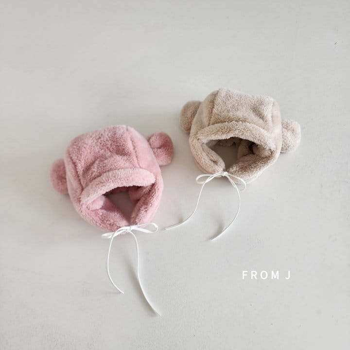 From J - Korean Baby Fashion - #babyoninstagram - Ears Fluffy Hat - 5