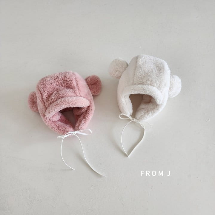 From J - Korean Baby Fashion - #babyootd - Ears Fluffy Hat - 6